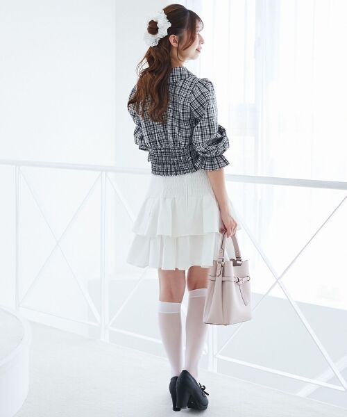 MAJESTIC LEGON / マジェスティックレゴン ミニ・ひざ丈スカート | アソートティアードミニスカパン | 詳細29