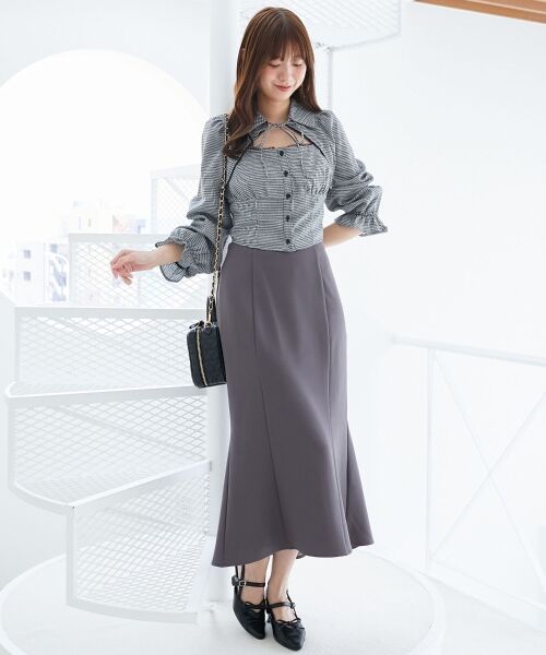 MAJESTIC LEGON / マジェスティックレゴン ロング・マキシ丈スカート | ベーシックマーメイドスカート | 詳細16