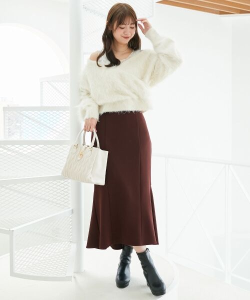 MAJESTIC LEGON / マジェスティックレゴン ロング・マキシ丈スカート | ベーシックマーメイドスカート | 詳細4