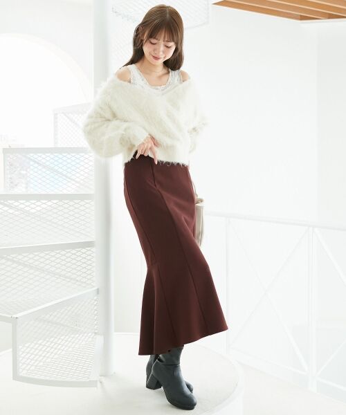 MAJESTIC LEGON / マジェスティックレゴン ロング・マキシ丈スカート | ベーシックマーメイドスカート | 詳細5