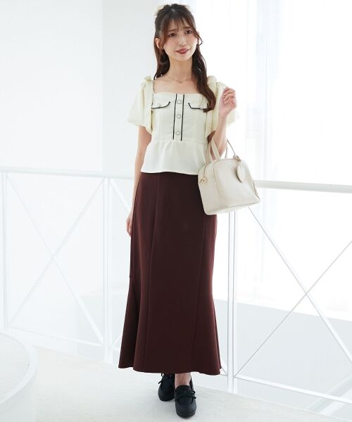 MAJESTIC LEGON / マジェスティックレゴン ロング・マキシ丈スカート | ベーシックマーメイドスカート | 詳細7