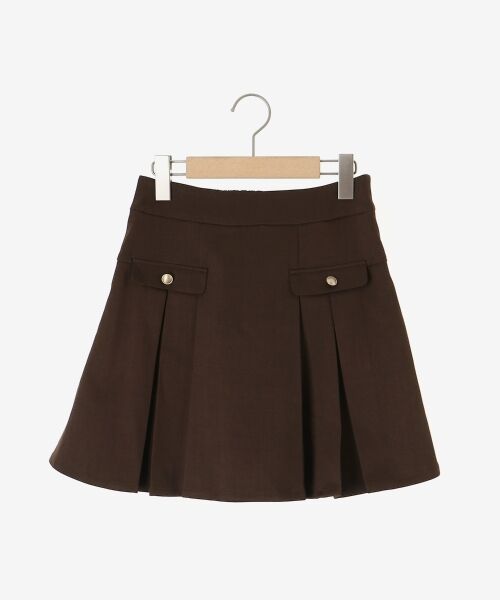 MAJESTIC LEGON / マジェスティックレゴン ミニ・ひざ丈スカート | ゴールドボタンプリーツミニスカパン | 詳細21