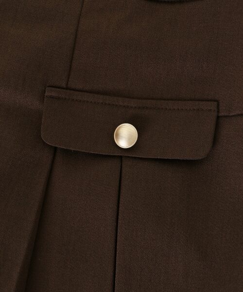 MAJESTIC LEGON / マジェスティックレゴン ミニ・ひざ丈スカート | ゴールドボタンプリーツミニスカパン | 詳細29