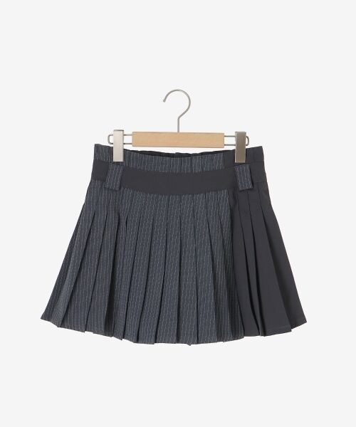 MAJESTIC LEGON / マジェスティックレゴン ミニ・ひざ丈スカート | スイッチングパターンプリーツスカパン | 詳細24