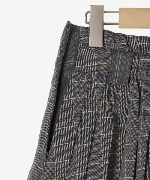 MAJESTIC LEGON / マジェスティックレゴン ミニ・ひざ丈スカート | スイッチングパターンプリーツスカパン | 詳細29