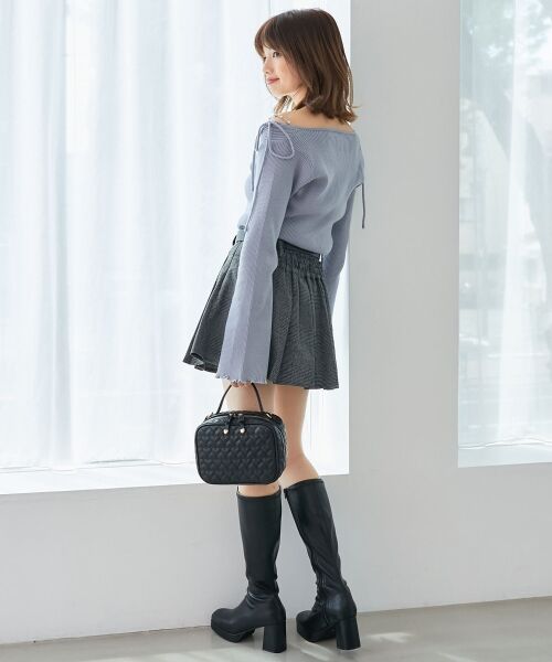 MAJESTIC LEGON / マジェスティックレゴン ミニ・ひざ丈スカート | ベルトセットプリーツミニスカパン | 詳細10