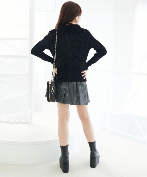 MAJESTIC LEGON / マジェスティックレゴン ミニ・ひざ丈スカート | ベルトセットプリーツミニスカパン | 詳細17