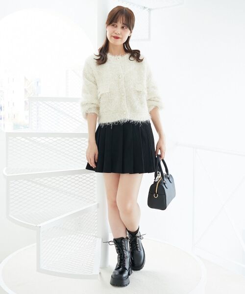 MAJESTIC LEGON / マジェスティックレゴン ミニ・ひざ丈スカート | ベルトセットプリーツミニスカパン | 詳細22