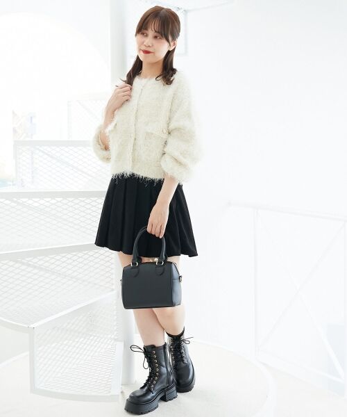 MAJESTIC LEGON / マジェスティックレゴン ミニ・ひざ丈スカート | ベルトセットプリーツミニスカパン | 詳細23