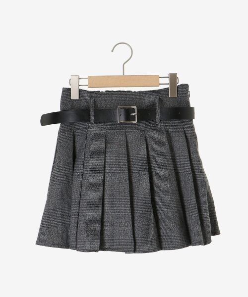MAJESTIC LEGON / マジェスティックレゴン ミニ・ひざ丈スカート | ベルトセットプリーツミニスカパン | 詳細30