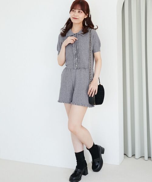 MAJESTIC LEGON / マジェスティックレゴン ショート・ハーフ・半端丈パンツ | ミニケーブルショートパンツ | 詳細23