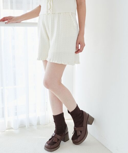 MAJESTIC LEGON / マジェスティックレゴン ショート・ハーフ・半端丈パンツ | ミニケーブルショートパンツ | 詳細6