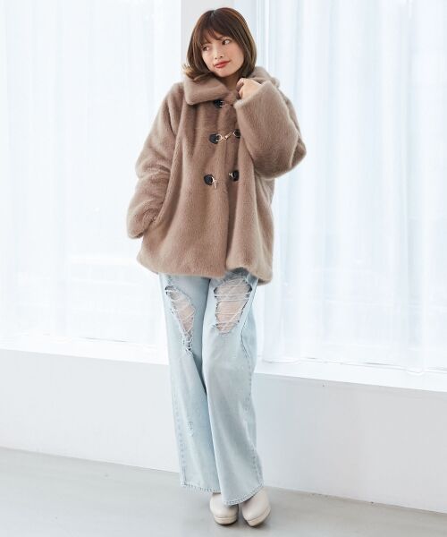 MAJESTIC LEGON / マジェスティックレゴン デニムパンツ | キラキラレースダメージデニム | 詳細3