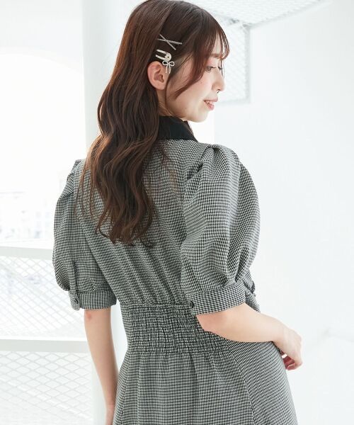 MAJESTIC LEGON / マジェスティックレゴン ロング・マキシ丈ワンピース | サイドレースアップシャツワンピース | 詳細13