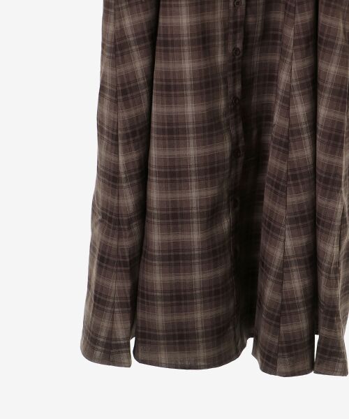 MAJESTIC LEGON / マジェスティックレゴン ロング・マキシ丈ワンピース | サイドレースアップシャツワンピース | 詳細29