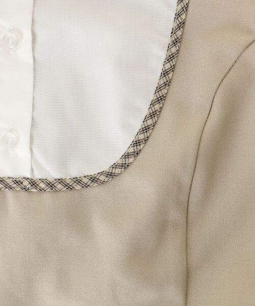 MAJESTIC LEGON / マジェスティックレゴン ミニ丈・ひざ丈ワンピース | ドッキングノースリーブミニワンピース | 詳細27