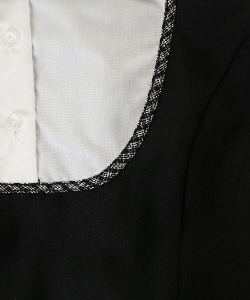 MAJESTIC LEGON / マジェスティックレゴン ミニ丈・ひざ丈ワンピース | ドッキングノースリーブミニワンピース | 詳細28