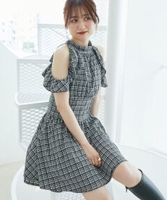 MAJESTIC LEGON / マジェスティックレゴン ミニ丈・ひざ丈ワンピース | アメスリミニワンピース