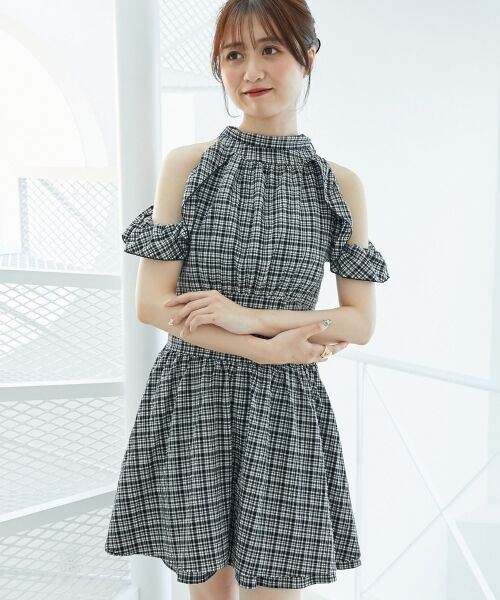 MAJESTIC LEGON / マジェスティックレゴン ミニ丈・ひざ丈ワンピース | アメスリミニワンピース | 詳細13