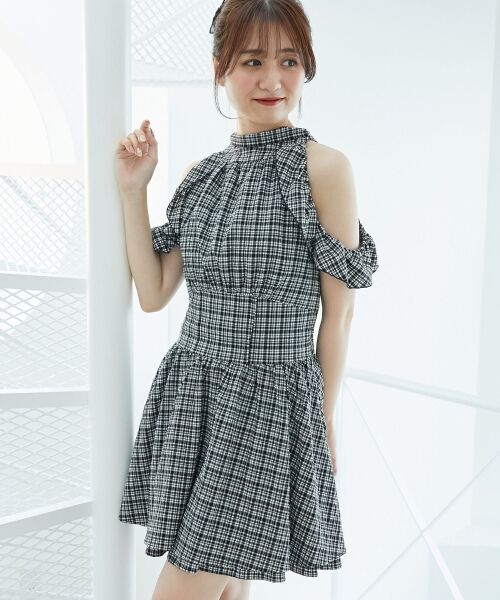 MAJESTIC LEGON / マジェスティックレゴン ミニ丈・ひざ丈ワンピース | アメスリミニワンピース | 詳細14