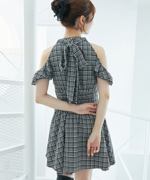 MAJESTIC LEGON / マジェスティックレゴン ミニ丈・ひざ丈ワンピース | アメスリミニワンピース | 詳細15