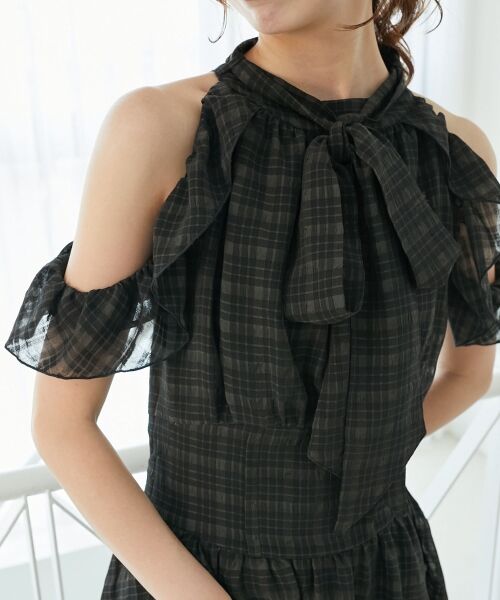 MAJESTIC LEGON / マジェスティックレゴン ミニ丈・ひざ丈ワンピース | アメスリミニワンピース | 詳細23