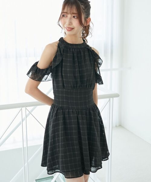 新品タグ付き　レコパン　blue les copains ノースリーブワンピース 新品タグ付き レコパン blue les copains ノースリーブワンピース