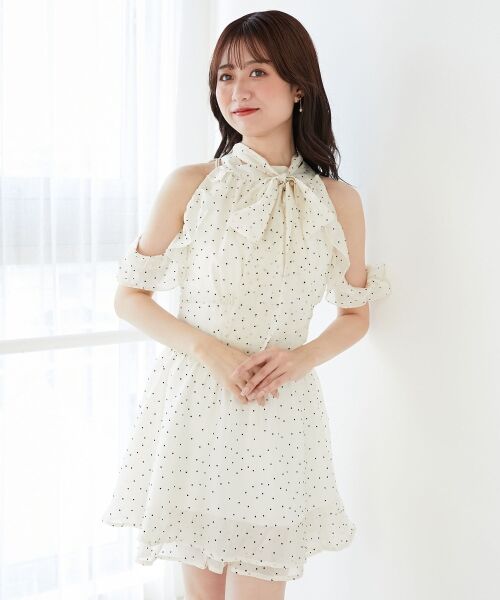 MAJESTIC LEGON / マジェスティックレゴン ミニ丈・ひざ丈ワンピース | アメスリミニワンピース | 詳細4