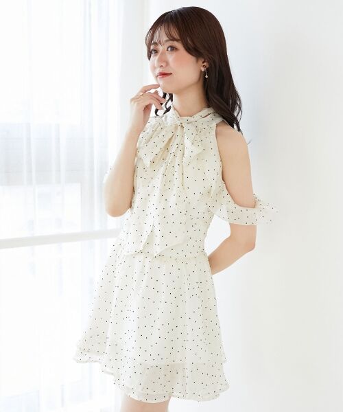 MAJESTIC LEGON / マジェスティックレゴン ミニ丈・ひざ丈ワンピース | アメスリミニワンピース | 詳細5