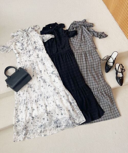 MAJESTIC LEGON / マジェスティックレゴン ロング・マキシ丈ワンピース | ◎アメスリロングワンピース | 詳細1