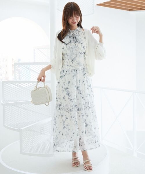 MAJESTIC LEGON / マジェスティックレゴン ロング・マキシ丈ワンピース | ◎アメスリロングワンピース | 詳細10