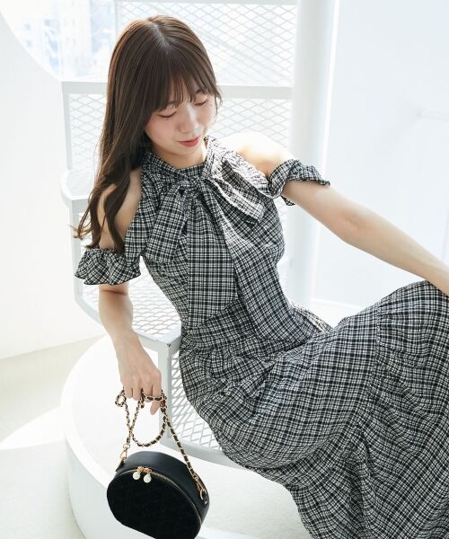 MAJESTIC LEGON / マジェスティックレゴン ロング・マキシ丈ワンピース | ◎アメスリロングワンピース | 詳細12