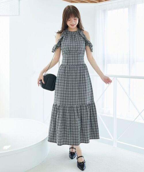 MAJESTIC LEGON / マジェスティックレゴン ロング・マキシ丈ワンピース | ◎アメスリロングワンピース | 詳細13