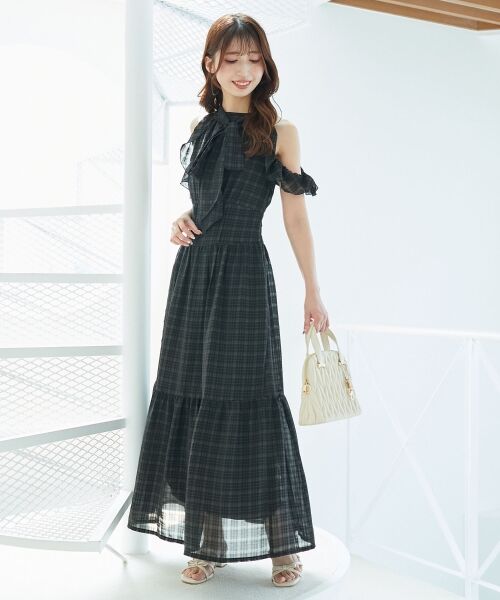 MAJESTIC LEGON / マジェスティックレゴン ロング・マキシ丈ワンピース | ◎アメスリロングワンピース | 詳細25