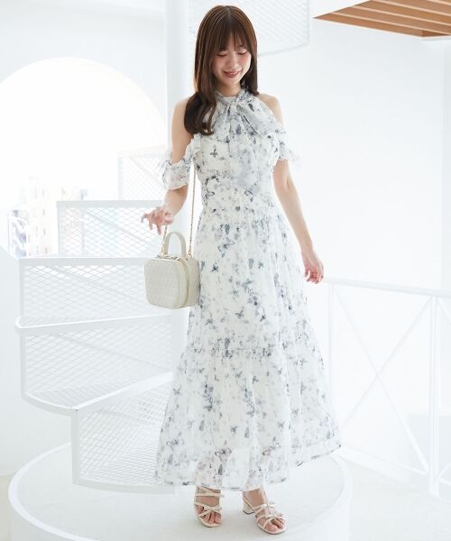 MAJESTIC LEGON / マジェスティックレゴン ロング・マキシ丈ワンピース | ◎アメスリロングワンピース | 詳細4