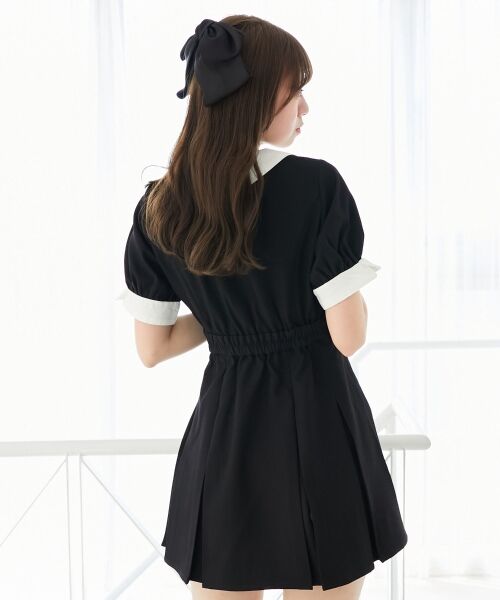 MAJESTIC LEGON / マジェスティックレゴン ミニ丈・ひざ丈ワンピース | 衿配色ミニワンピース | 詳細6