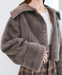 MAJESTIC LEGON / マジェスティックレゴン ブルゾン | リバーシブルビッグカラーブルゾン