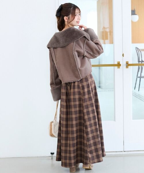 MAJESTIC LEGON / マジェスティックレゴン ブルゾン | リバーシブルビッグカラーブルゾン | 詳細13