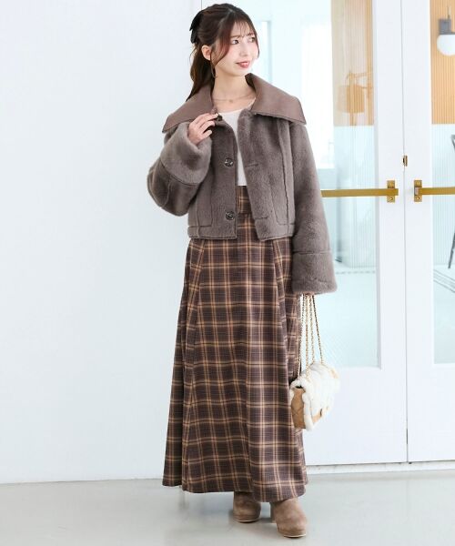 MAJESTIC LEGON / マジェスティックレゴン ブルゾン | リバーシブルビッグカラーブルゾン | 詳細18