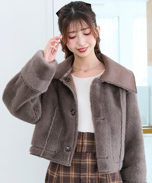 MAJESTIC LEGON / マジェスティックレゴン ブルゾン | リバーシブルビッグカラーブルゾン | 詳細20