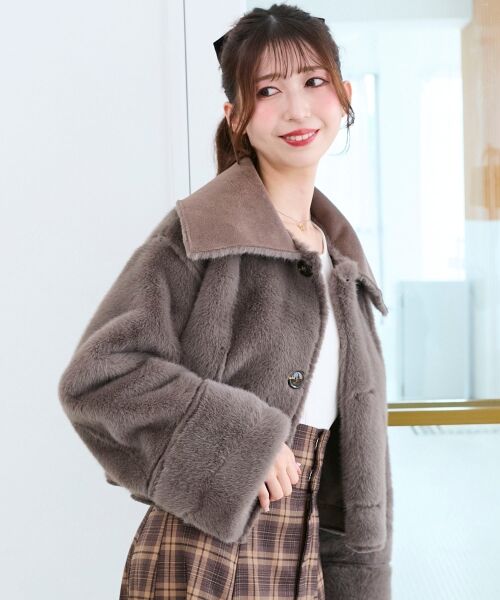 MAJESTIC LEGON / マジェスティックレゴン ブルゾン | リバーシブルビッグカラーブルゾン | 詳細21