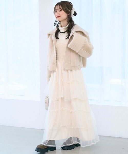 MAJESTIC LEGON / マジェスティックレゴン ブルゾン | リバーシブルビッグカラーブルゾン | 詳細3