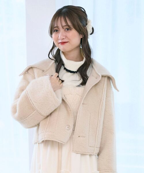 MAJESTIC LEGON / マジェスティックレゴン ブルゾン | リバーシブルビッグカラーブルゾン | 詳細5