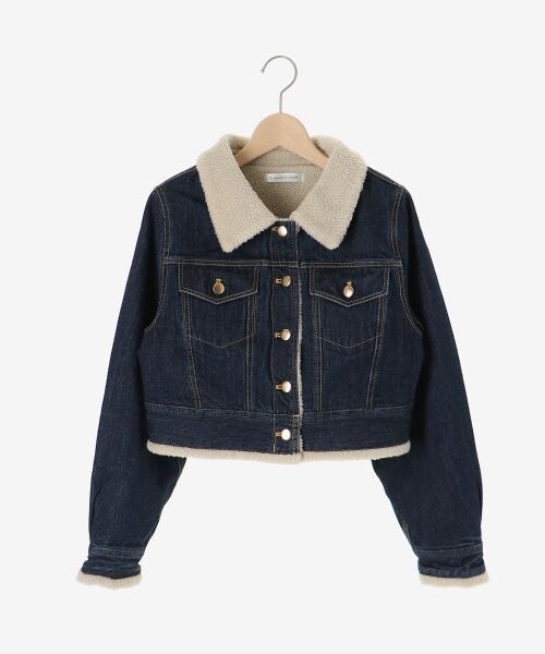 MAJESTIC LEGON / マジェスティックレゴン その他アウター | ボアトリムクロップドジャケット | 詳細17