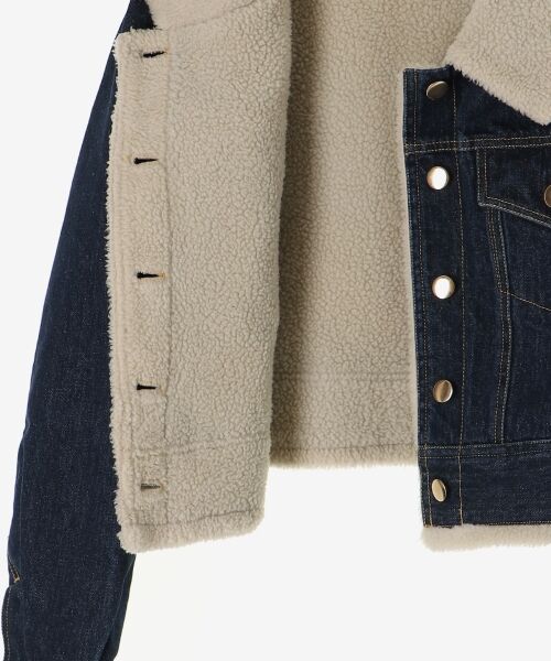 MAJESTIC LEGON / マジェスティックレゴン その他アウター | ボアトリムクロップドジャケット | 詳細21