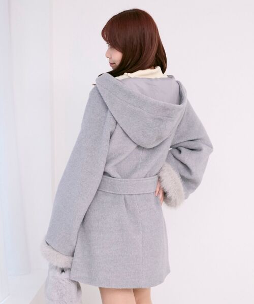 MAJESTIC LEGON / マジェスティックレゴン その他アウター | フード付マルチwayフェイクファーコート | 詳細16