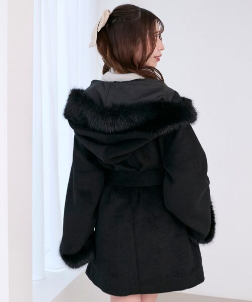 MAJESTIC LEGON / マジェスティックレゴン その他アウター | フード付マルチwayフェイクファーコート | 詳細29