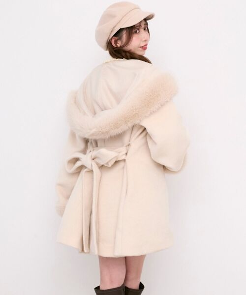 MAJESTIC LEGON / マジェスティックレゴン その他アウター | フード付マルチwayフェイクファーコート | 詳細7