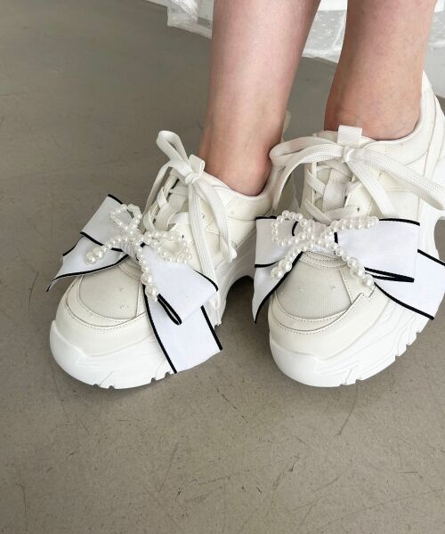 MAJESTIC LEGON / マジェスティックレゴン スニーカー | 2WAYリボンビジュースニーカー | 詳細10