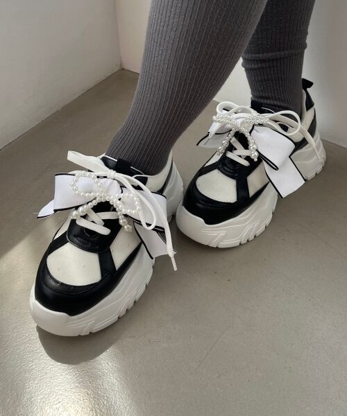 MAJESTIC LEGON / マジェスティックレゴン スニーカー | 2WAYリボンビジュースニーカー | 詳細18